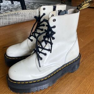 Dr Martens platform boots